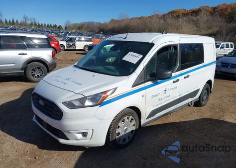 2020 Ford Transit Connect Xlt z USA, uszkodzony, nr VIN NM0LS7F21L1438773